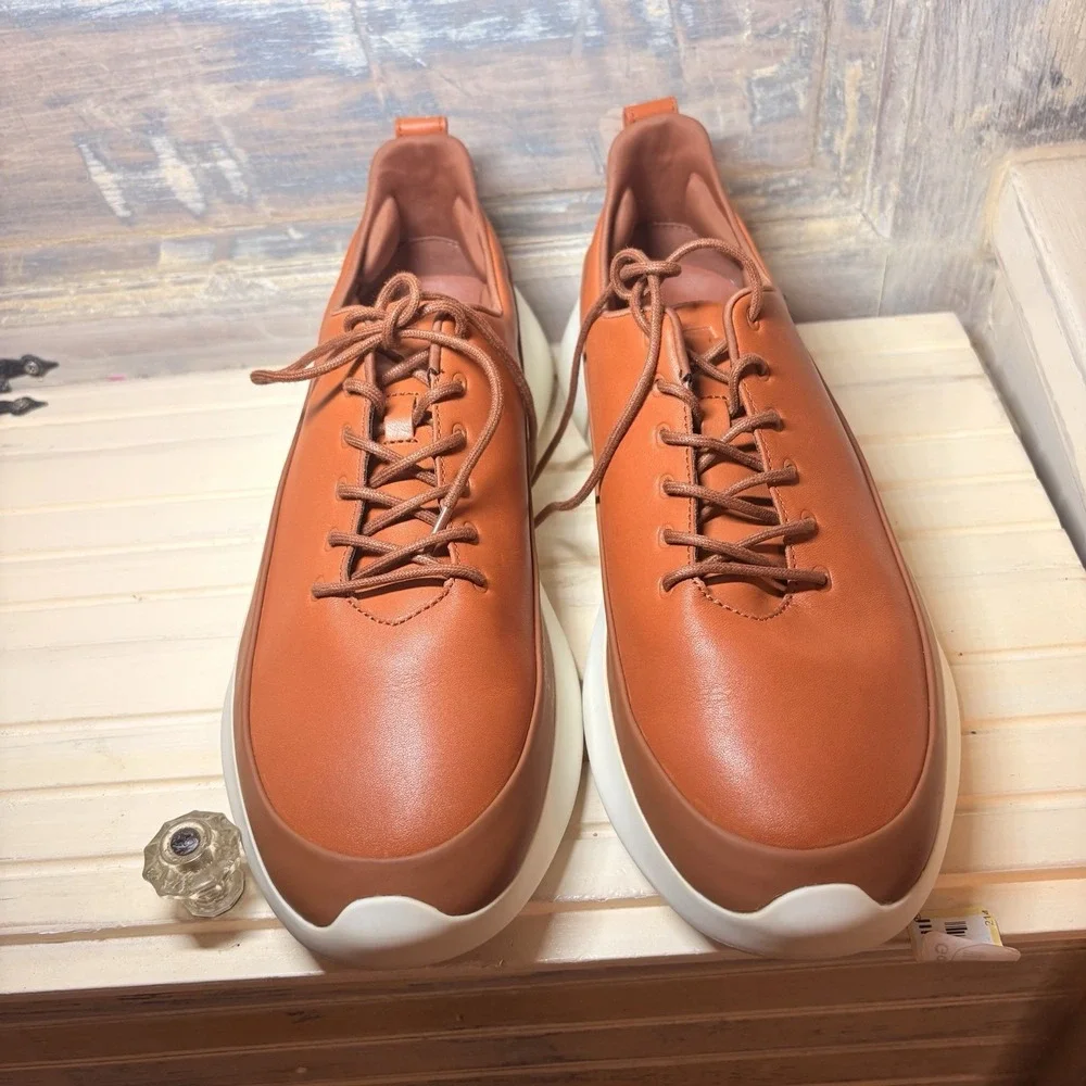 Mens Wolf and Shepherd Shoes Sz 12 Toro Wholecut Leather Honey Brown EUC